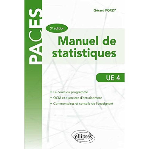 Emprunter UE4 - MANUEL DE STATISTIQUE - 3E ED. livre