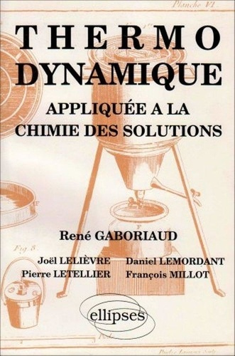 Emprunter Thermodynamique appliquée à la chimie des solutions livre