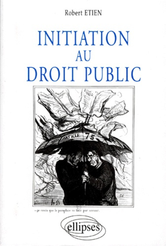 Emprunter Initiation au droit public livre