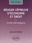 Emprunter REUSSIR L'EPREUVE D'ECONOMIE ET DROIT. Annales méthodologiques livre