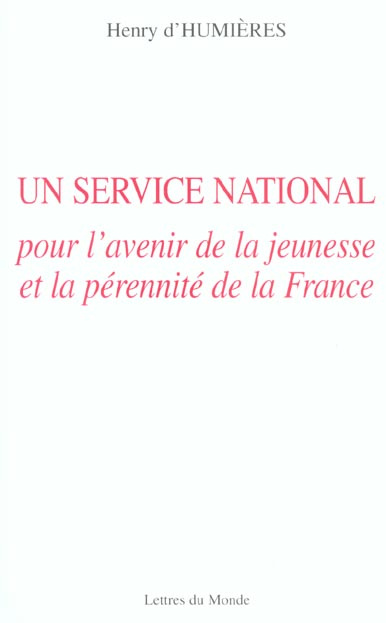 Emprunter UN SERVICE NATIONAL livre