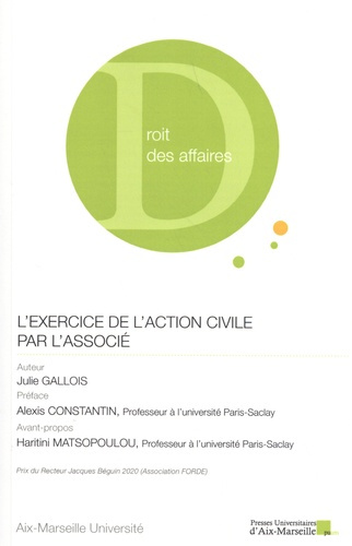 Emprunter L'exercice de l'action civile par l'associé livre