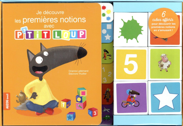 Emprunter P'tit Loup : Je découvre les premières notions ave P'tit Loup. 6 cubes et 1 album livre