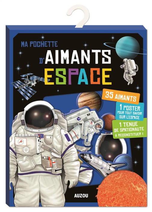 Emprunter Ma pochette d'aimants Espace. Avec 35 aimants, 1 poster, 1 tenue de spationaute à reconstituer livre