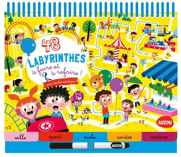 Emprunter 48 labyrinthes à faire et à refaire ! livre