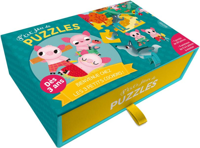 Emprunter P'TIT JEU DE PUZZLES - BIENVENUE CHEZ LES 3 PETITS COCHONS ! livre