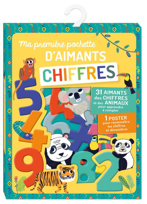 Emprunter Ma première pochette d'aimants Chiffres. Avec 31 aimants et 1 poster livre