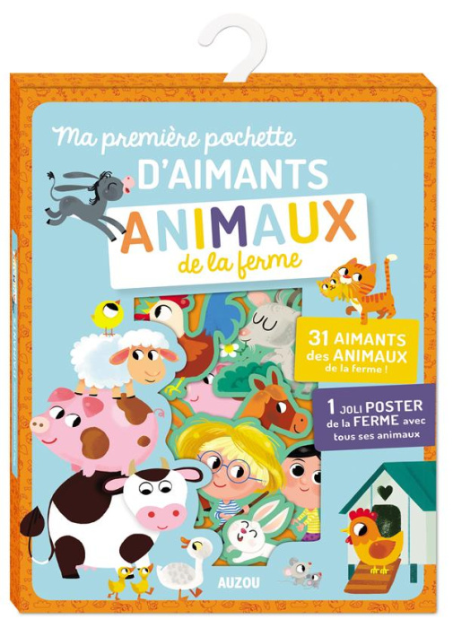 Emprunter Ma première pochette d'aimants Animaux de la ferme. Avec 31 aimants et 1 poster livre