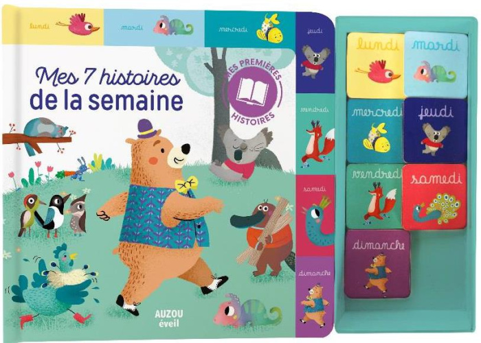 Emprunter Mes 7 histoires de la semaine. Avec un memory en bois livre