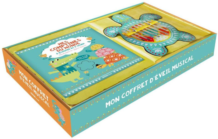 Emprunter Mon coffret d'éveil musical. Mes comptines du monde à écouter et jouer, avec un kalimba en bois, ave livre