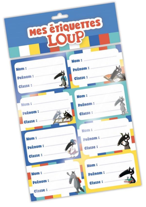 Emprunter LOT DE 5 SETS D'ETIQUETTES LOUP livre