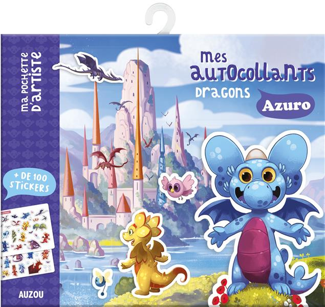 Emprunter AUTOCOLLANTS AZURO DRAGONS - MA POCHETTE D'ARTISTE livre