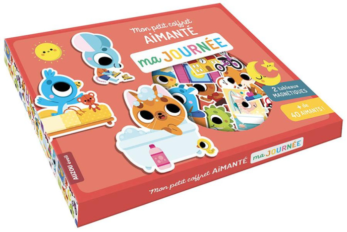 Emprunter Mon petit coffret aimanté Ma journée. Avec des cartes, 2 tableaux magnétiques et 50 aimants livre