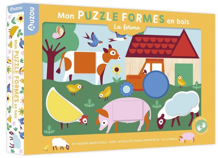 Emprunter MON PUZZLE FORMES EN BOIS - LA FERME livre