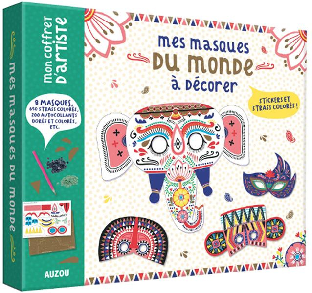 Emprunter MON COFFRET D'ARTISTE - MES MASQUES DU MONDE A DECORER livre