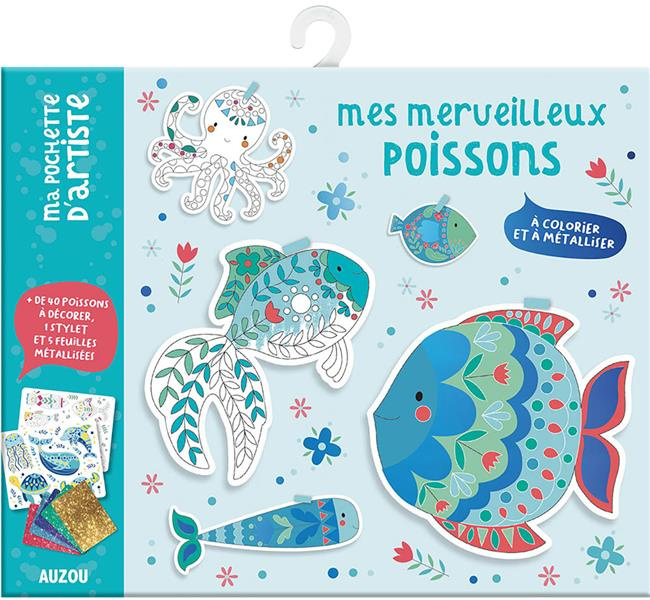 Emprunter MES MERVEILLEUX POISSONS - MA POCHETTE D'ARTISTE livre
