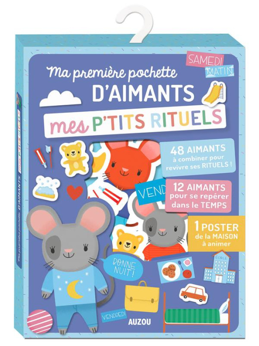 Emprunter Ma première pochette d'aimants Mes p'tits rituels. 48 aimants à combiner pour revivre ses rituels ! livre
