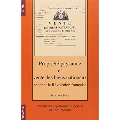 Emprunter Propriété paysanne et ventes des biens nationaux pendant la Révolution française livre