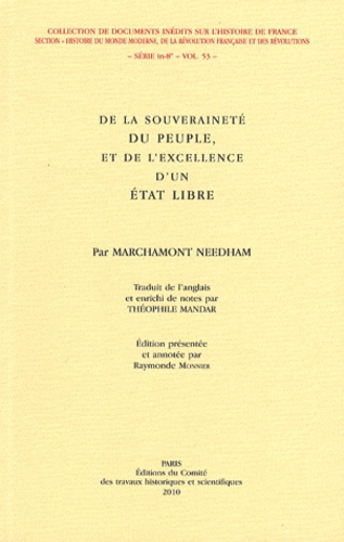 Emprunter De la souveraineté du peuple et de l'excellence d'un Etat libre livre