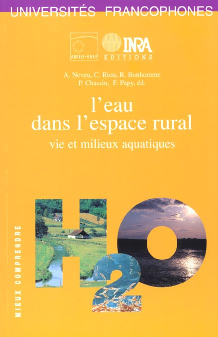 Emprunter L'EAU DANS L'ESPACE RURAL - VIE ET MILIEUX AQUATIQUES livre