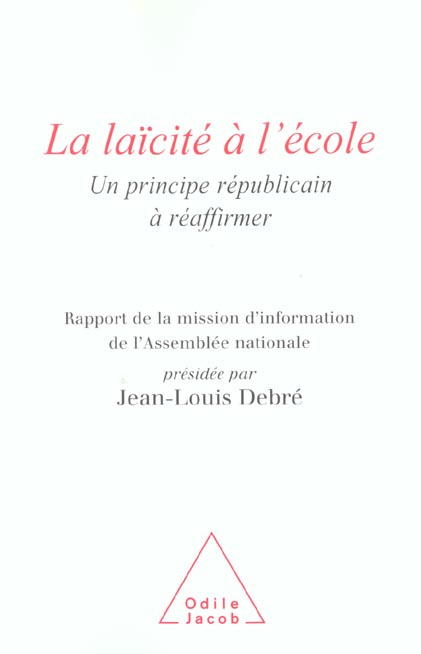 Emprunter La laïcité à l'école. Un principe républicain à réaffirmer livre