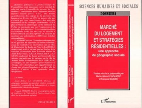 Emprunter Marché du logement et stratégies résidentielles, une approche de géographie sociale livre