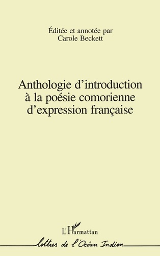 Emprunter Anthologie d'introduction à la poésie comorienne d'expression française livre