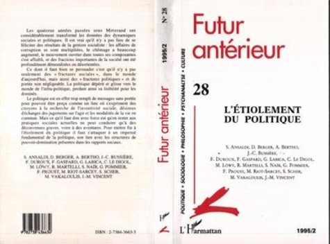 Emprunter L'ETIOLEMENT DU POLITIQUE livre