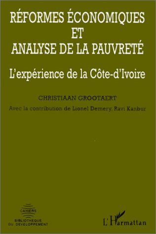 Emprunter Réformes économiques et analyse de la pauvreté. L'expérience de la Côte-d'Ivoire livre
