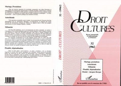 Emprunter MARIAGE PRESTATIONS AUTOCHTONIE MELANESIE PENALITE livre