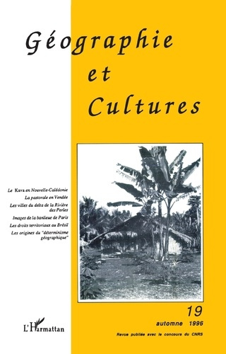 Emprunter Géographie et Cultures N° 19, automne 1996 livre