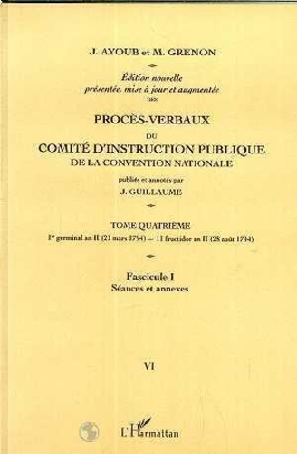 Emprunter Proces-Verbaux du Comite d'instruction Publique de la Convention Nationale. - Fascicules 1 et 2 livre
