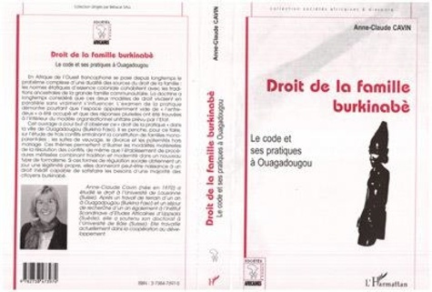 Emprunter DROIT DE LA FAMILLE BURKINABÉ. Le code et ses pratiques à Ouagadougou livre