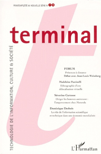 Emprunter TERMINAL N° 7/9 PRINTEMPS-ETE 1999 livre