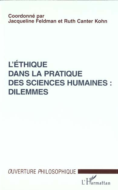 Emprunter L'éthique dans la pratique des sciences humaines. Dilemmes... livre