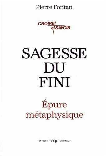 Emprunter Sagesse du fini. Épure métaphysique livre