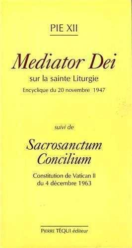 Emprunter Mediator dei et sacrosanctum livre