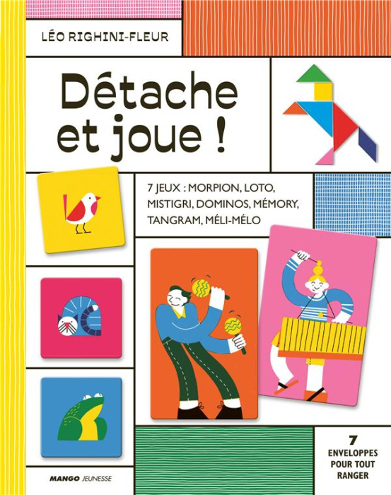 Emprunter DETACHE ET JOUE ! - 7 JEUX ET DES ENVELOPPES POUR TOUT RANGER livre