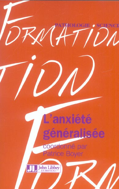 Emprunter L'anxiété généralisée livre