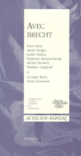 Emprunter Avec Brecht livre