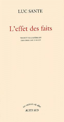 Emprunter L'effet des faits livre