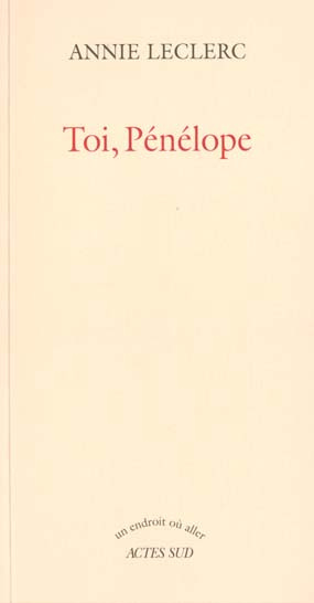 Emprunter Toi, Pénélope livre