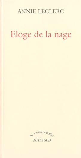 Emprunter Eloge de la nage livre