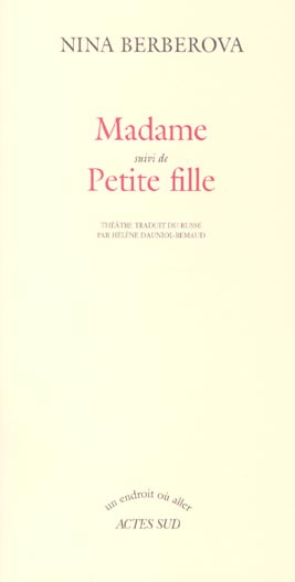 Emprunter Madame suivi de Petite fille livre