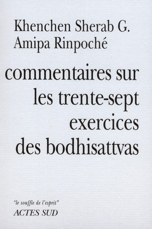 Emprunter Commentaires sur les trente-sept exercices des boddhisattvas de Thogmet Zangpo livre