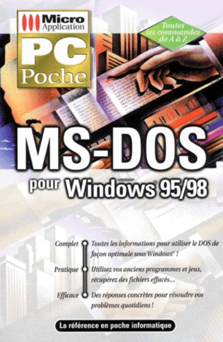 Emprunter MS-DOS POUR WINDOWS 95/98 PC POCHE livre