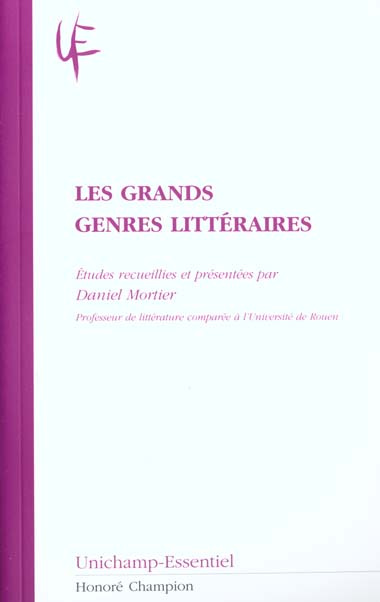 Emprunter LES GRANDS GENRES LITTERAIRES. livre
