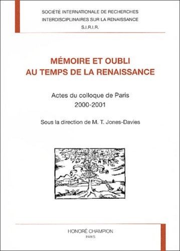 Emprunter MEMOIRE ET OUBLI AU TEMPS DE LA RENAISSANCE. livre