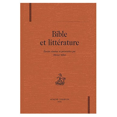Emprunter BIBLE ET LITTERATURE. livre