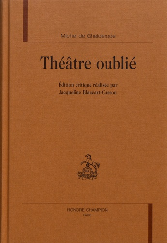 Emprunter THEATRE OUBLIE. livre